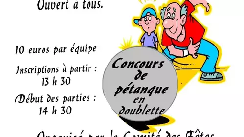 Concours de pétanque